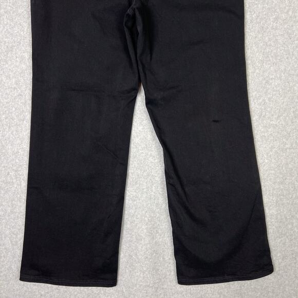 Athleta Womens 12 Flex Kick Flare Jean in Black - Picture 6 of 8